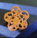 Korean Fashion High-End Crystal Diamond Women's Brooch Pin Scarf Clip