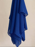 Georgette hijab (Royal blue)