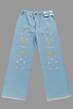 Denim Jeans(light petals)