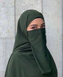 Hijab Naqab Set -  Green